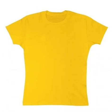 Yellow Girls Plain T Shirt Rs 160 Piece Grace Knit Weaar Id