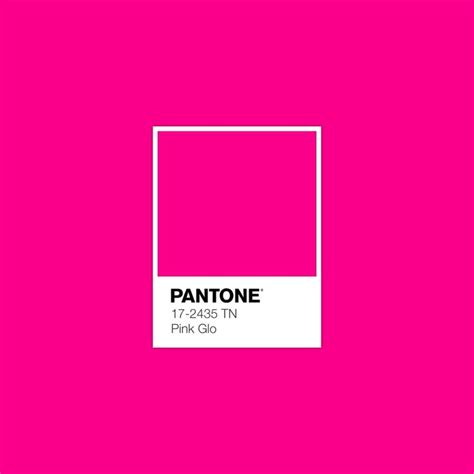 Pantone 17 2435 Tn Pink Glo Color Swatch Pantone Pink Neon Colour