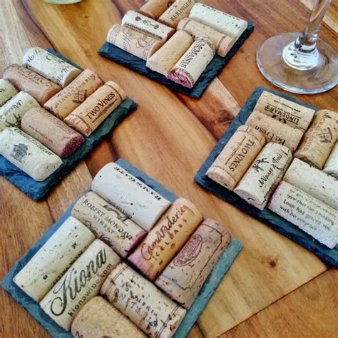 19 Diy Wine Cork Coasters Ideas
