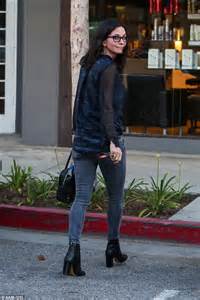 Courteney Cox Shows Off Her Slim Frame While Stepping Out For Dinner