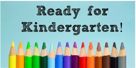 Getting Ready For Kindergarten Cedar Mill And Bethany Community Libraries