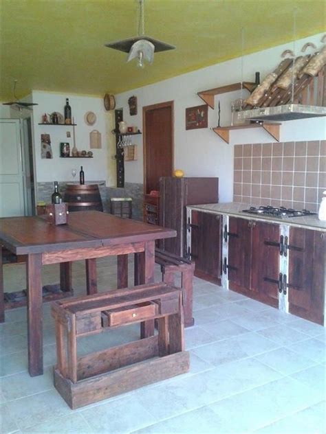 12, 2018, 2:34 pm utc. Recycled Pallet Kitchen | 99 Pallets #Palletideas | Pallet kitchen, Pallet furniture plans ...