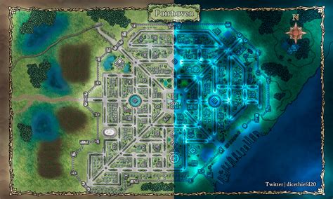Just Created My Version Of Fairhaven Map City Of Eberron For The New