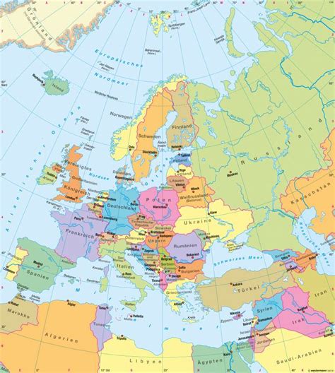 Diercke Weltatlas Kartenansicht Europa Politische Übersicht 978