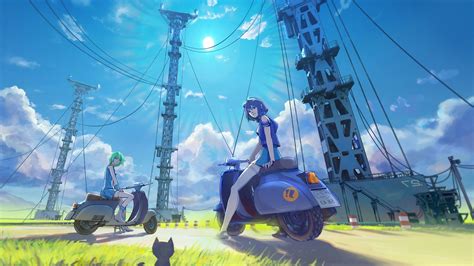 Anime Landscape Sky Wallpapers Hd Desktop And Mobile
