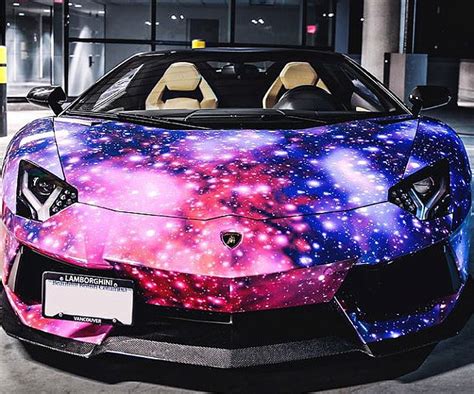 Galaxy Paint Job Lamborghini