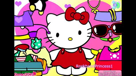 Hello Kitty Online Games Hello Kitty Clothing Dress Up Game Youtube