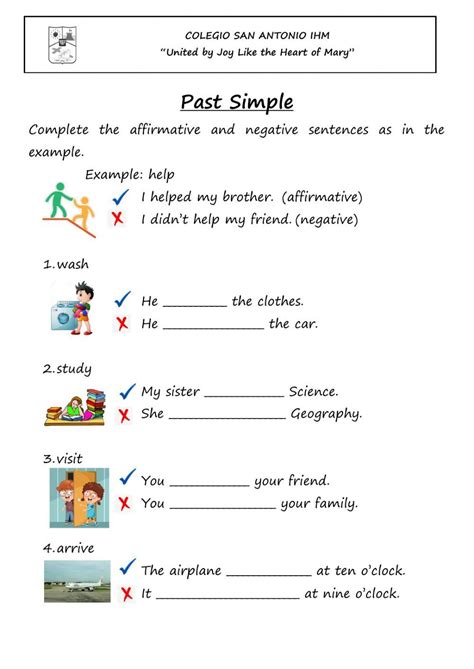 Past Simple Regular Verbs Interactive Worksheet For 3 Simple Past