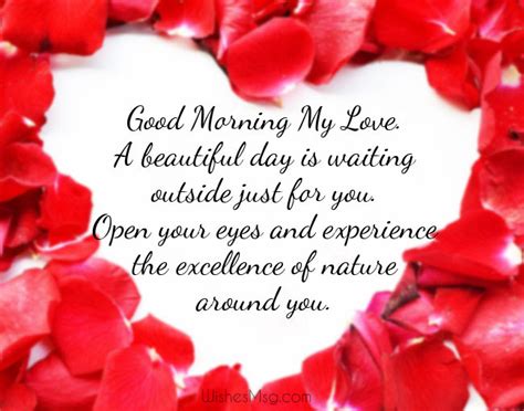 200 Good Morning Love Messages And Wishes Wishesmsg
