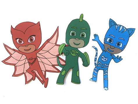 Pj Masks Coloring Pages And Colored Paper Ioanna Ladopoulou Art