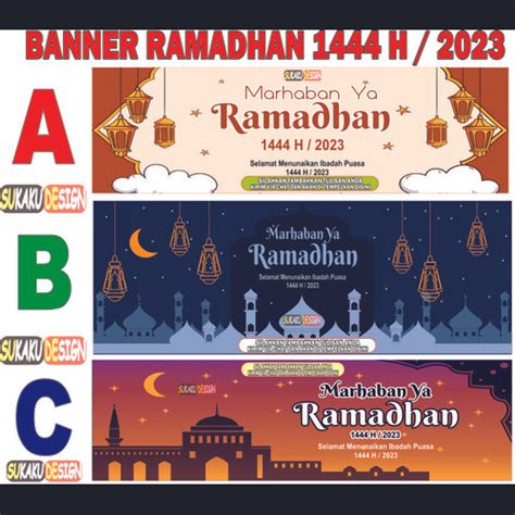 Jual Banner Spanduk Ramadhan 1444 H Puasa 2023 Bisa Cod 2x1