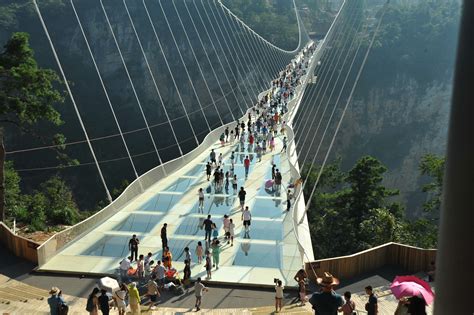 Multimedia New Glass Bridge Opens In East China Xinhua English