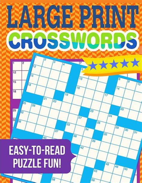 Classic Crossword Puzzles Book Large Print By Expert Puzzle