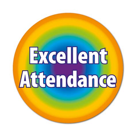 Excellent Attendance Stickers Good Job Quotes Job Quotes Teacher