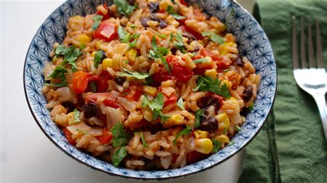 One Pot Mexican Rice With Black Beans And Corn
