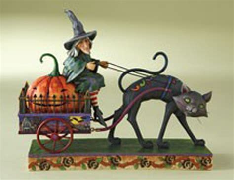 Jim Shore Cat And Witch Halloween Doll Halloween Signs Holidays