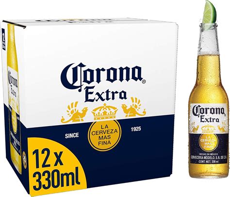 Corona Extra Lager Beer Bottles 12 X 330ml Uk Grocery