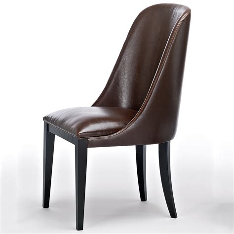 Shop for dining room chairs online in canada. Flamingo Dark Brown Leather Dining Chairs - Robson Furniture