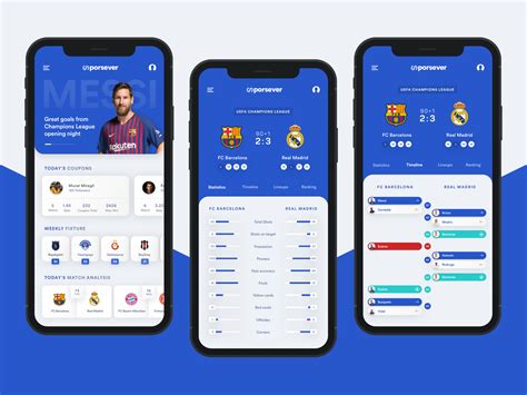 sports news and score app by murat miregil on dribbble