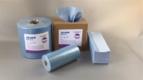 Industrial Blue Dry Disposable Cleaning Oil Absorbent Paper Nonwoven