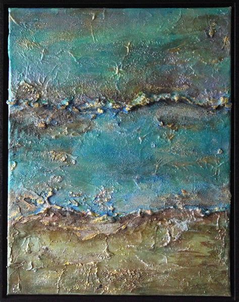 Oceans Alive No 1 By Sheron Smith Artfinder Mixed Media Painting