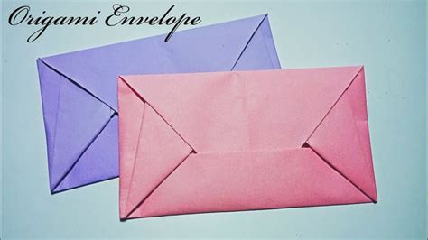 Super Easy Origami Fancy Envelope Tutorial Without Glue And Tape
