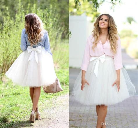 2019-cute-white-tulle-skirts-with-bow-satin-waist-knee-length-puffy-tutu-midi-skirts-lovely