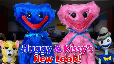 Poppy Playtime Plush Huggy And Kissy S New Look Youtube