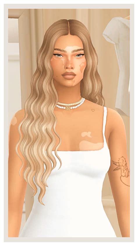 My Favorite Cc Hair Creator ♡ Sims 4 Curly Hair Sims Hair Sims 4 Dresses