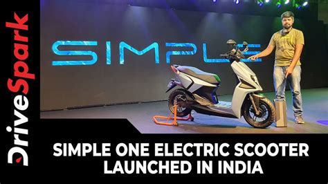 Simple One Electric Scooter Launched In India 236km Range
