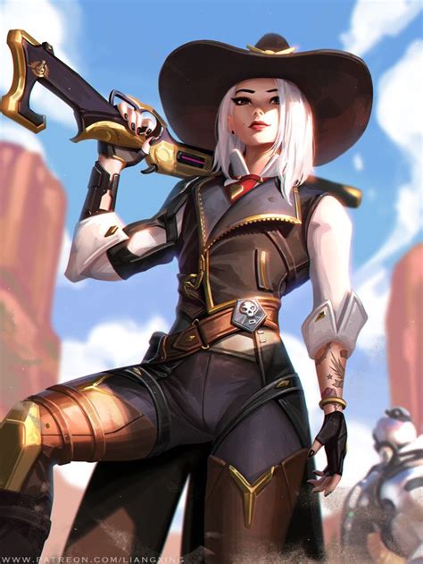 ashe liang xing on artstation at artwork w86nn9 overwatch