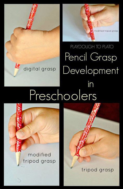 Pencil Grasp Development In Preschoolers Pencil Grasp Development