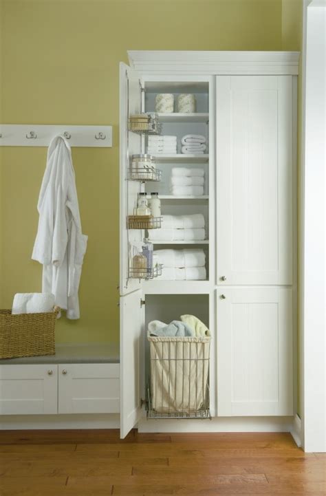 Bathroom Storage Cabinet With Hamper Rispa