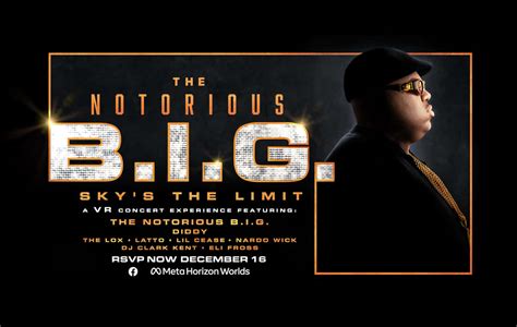 Download The Notorious Big Sky The Limit Poster Wallpaper | Wallpapers.com