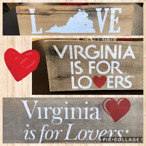 Virginia Is For Lovers Wood Signs Wood Signs Virginia Is For Lovers