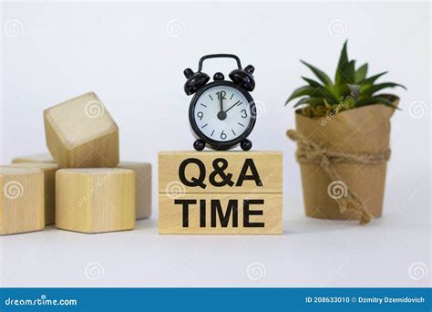 Q And A Questions And Answers Time Symbol Concept Words Q And A Time