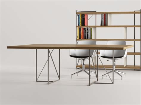 wo1 201 rectangular office desk wo collection by aridi design gabriel teixidó
