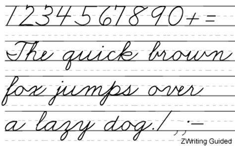 Joined Up Handwriting Font