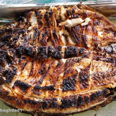 Iraqi Charcoal Grilled Fish Food Food And Drink Grilled Fish