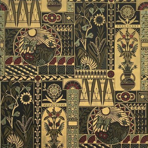 Maybe you would like to learn more about one of these? Original Aesthetic Movement Wallpaper Fragment/Antique Wallpaper/Wall Art - Bolling & Company