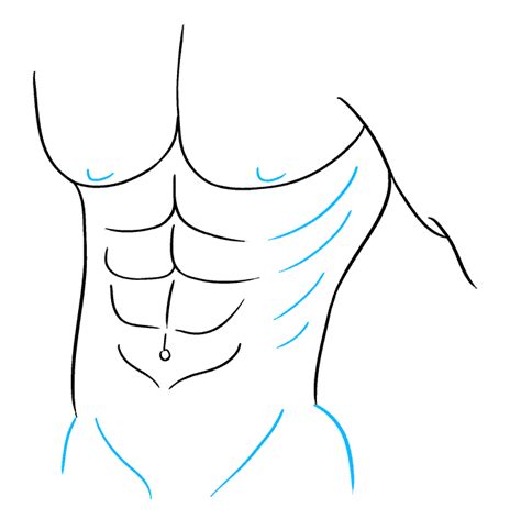 How To Draw Abs Really Easy Drawing Tutorial