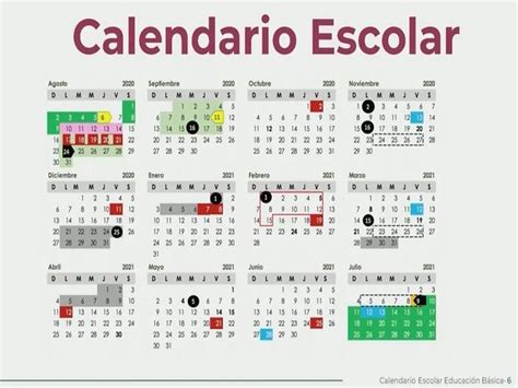 Este Es El Calendario Oficial De La Sep Para El Ciclo Escolar 2020 2021