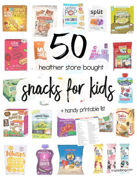 Healthy Kids Snacks To Buy 50 Store Bought Snacks For Kids
