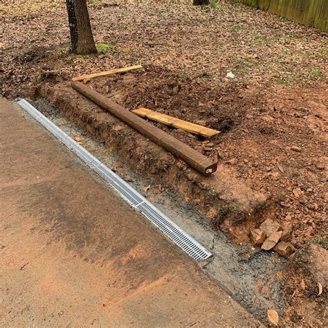 How To Install A Channel Drain In Gravel Driveway Best Drain Photos