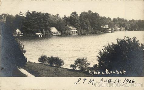Lake Archer Wrentham Ma Postcard