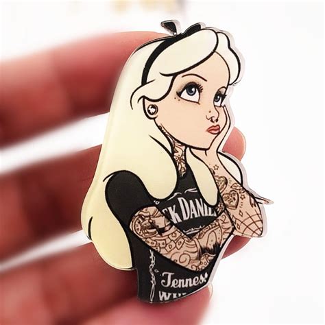1pcs cute cartoon cool girls icons on the backpack acrylic badges decoration badge for women