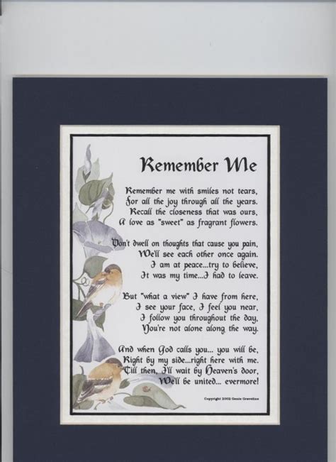 Comforting Words Funeral Poems Sympathy Cards Memorial Poems