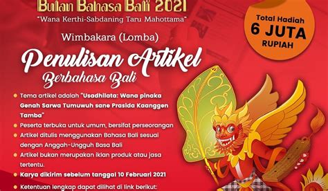 Lomba Bulan Basa Bali 2021