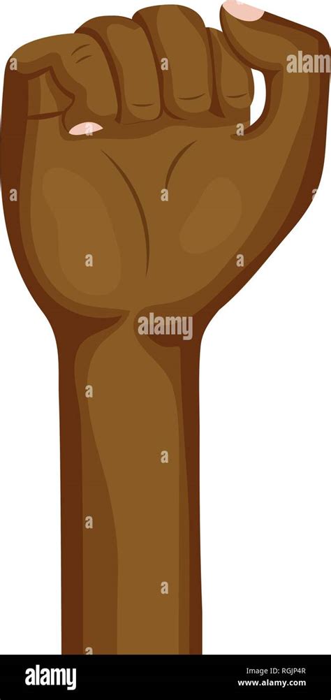 Clenched Fist Held Stock Vector Image And Art Alamy