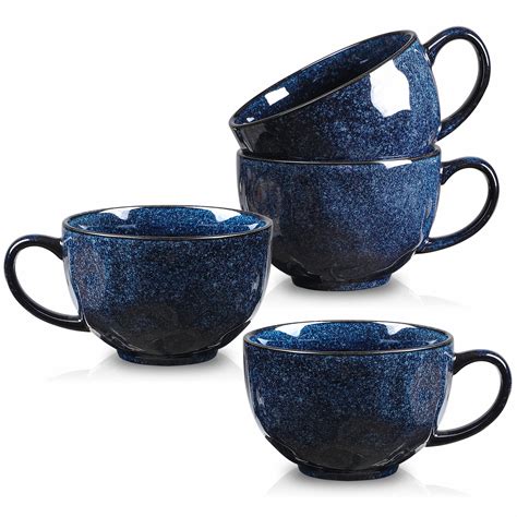Ceramic Jumbo Soup Coffee Mug Vicrays Large 27 Oz Round Mugs Extra